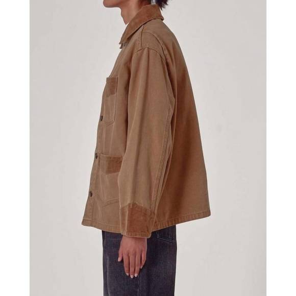 NEW ROLLA'S mulberry barn jacket in brown - Picture 2 of 4